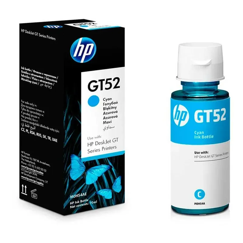 TINTA HP GT52 CIAN, vista 2